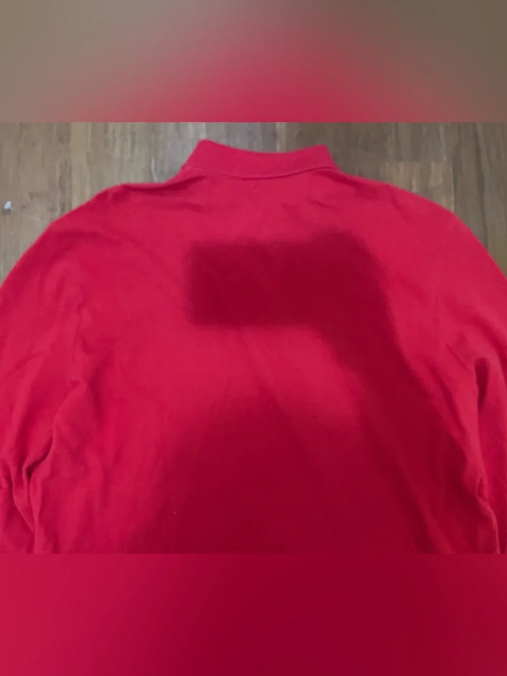 Ralph Lauren Men’s Bright Red Long Sleeve Polo